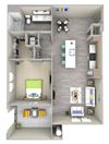 sandbar a4.1 Floor Plan sandbar a4.1 Floor Plan at Las Positas Apartments, Camarillo, 93010